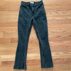 Split Hem Abercrombie Jeans - Size 25/0s (short)
